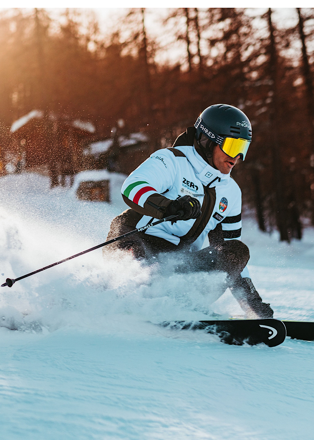 una divisa One More in azione a Bardonecchia